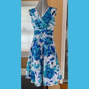 Beautiful floral dress.